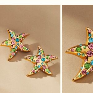 Frazier Sterling Fiji Earrings NWT Anthropologie